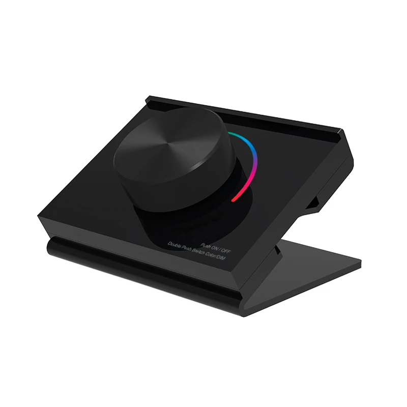 

RK1, RK2, RK3 настольная вращающаяся панель, радиочастотный беспроводной пульт дистанционного управления 1 зона, Одноцветный, CT RGB контроллер пол...