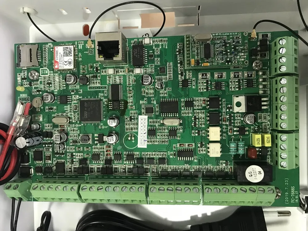 Фокус FC-7688 плюс TCP IP Безопасность GSM сигнализация 96 проводной умный дом Умный PCB