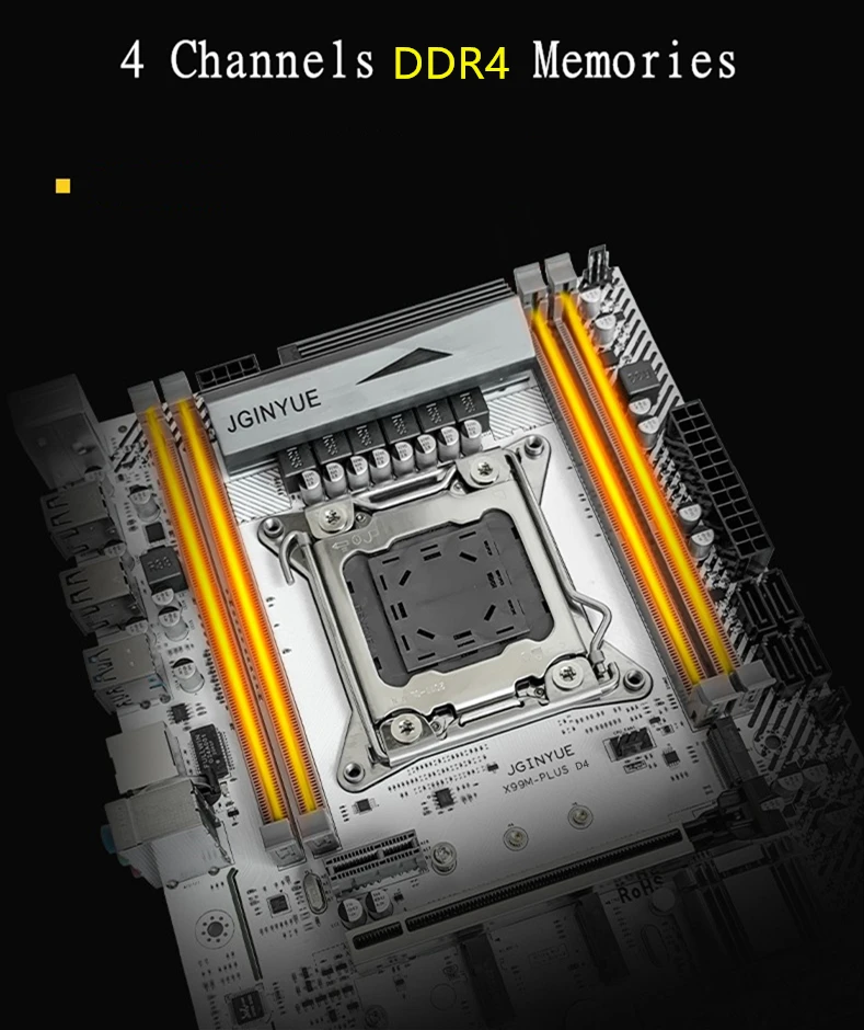 Комплект материнской платы X99 E5 2620 v3 LGA 2011 V3 ЦП DDR4 ECC ОЗУ 16 ГБ для материнская плата