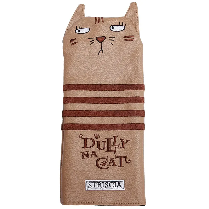 Dully na cat Golf Driver головной убор с хвостом для мужчин и женщин pu кожаный мультяшный Стиль Прекрасный чехол для гольфа