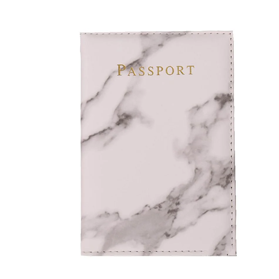 Фото Винтажный Мраморный держатель для паспорта ID Обложка аксессуары путешествий