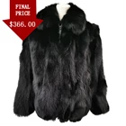 Куртка-бомбер мужская зимняя с меховым воротником, шуба из натурального Лисьего меха