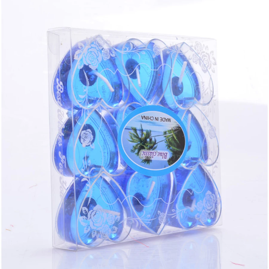 Креативные свечи в форме сердца Желейный воск розовые романтические гелевые