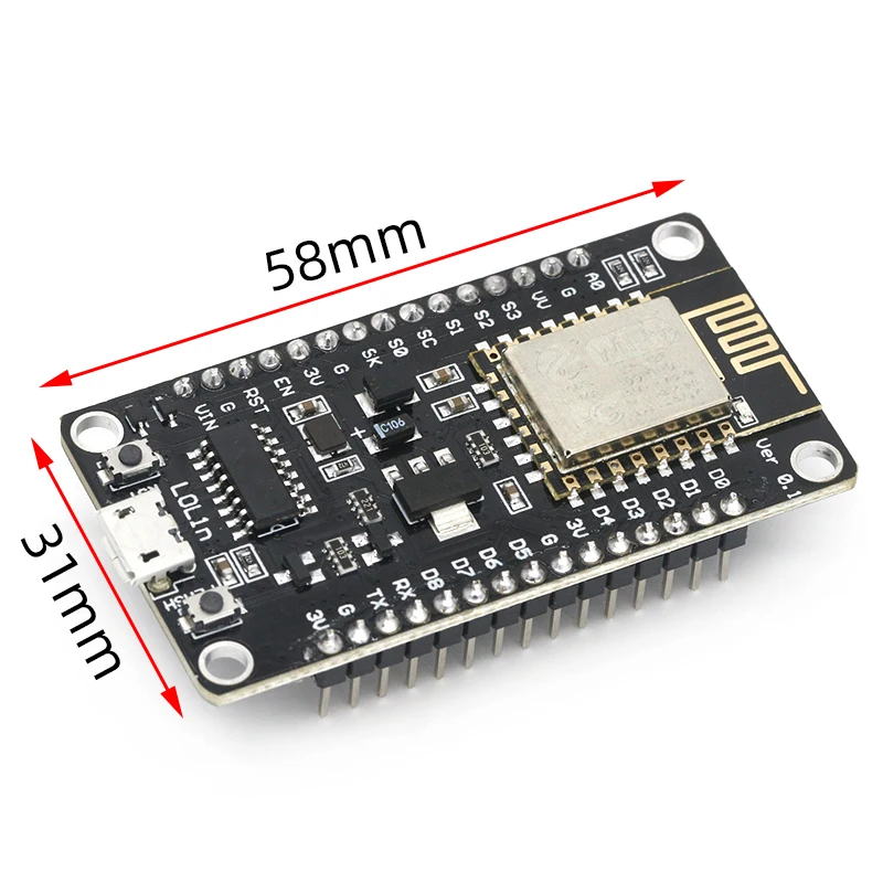 NodeMcu подходит для Node MCU Base ESP8266 DIY тестирование макетная плата V3 | Электронные