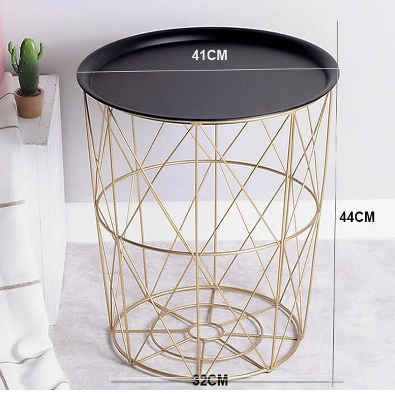 Гостиная стол с чаем фрукты закуски тарелка лоток Золотой металлический