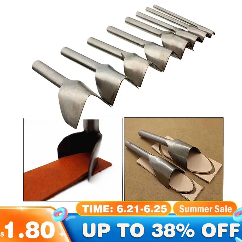 Инструменты для кожевенного ремесла полукруглый V образный резак ручной ремешок