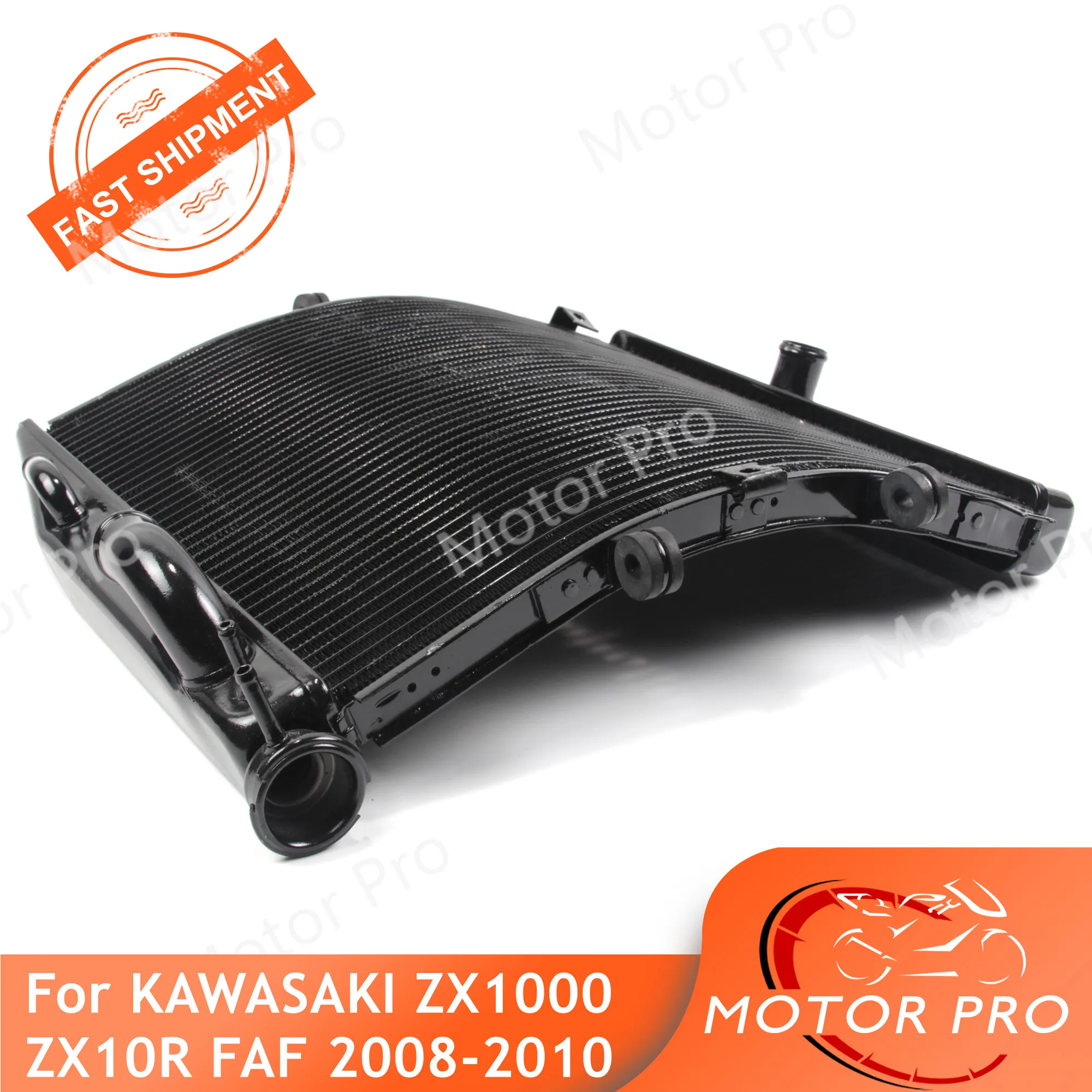 Радиатор для Kawasaki Ninja ZX10R ZX1000 2008 2009 2010 охлаждающий кулер мотоцикла Сменные