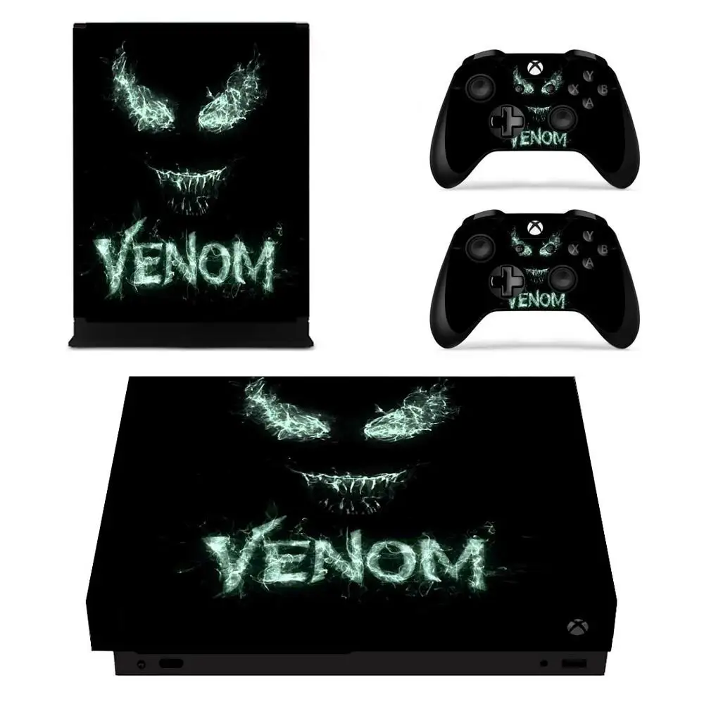 Пластырь с ядом для Xbox One X виниловые наклейки на кожу Pegatinas Adesivo one консоли пульта