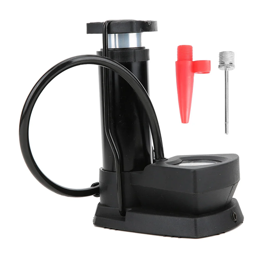 

Mini Bike Pump Portable Bicycle Motorcycle Foot Pumps with Pressure Gauge