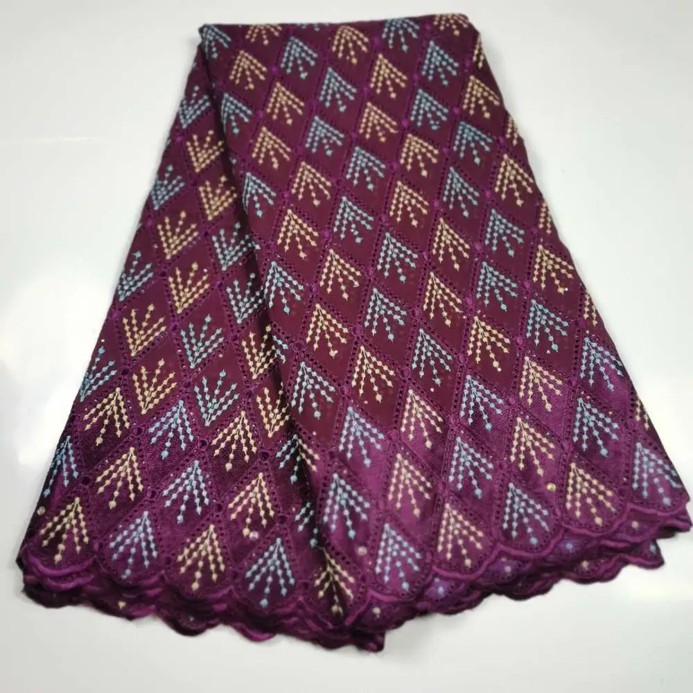 Высококачественная швейцарская вуаль кружево в Швейцарии Африканское хлопковое