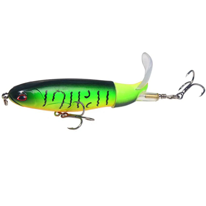 11 см/15 г Topwater рыболовная приманка искусственная Жесткий Мягкий вращающийся хвост