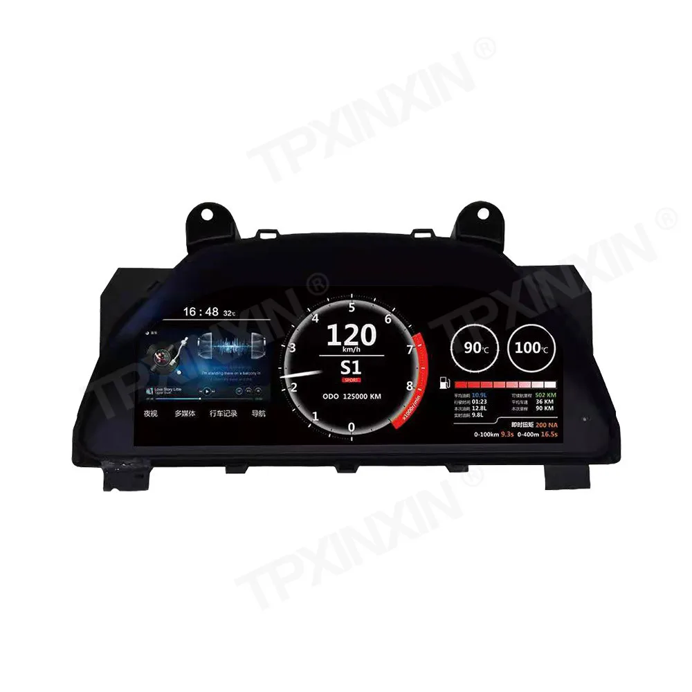 for toyoda reiz 2 2010 meter screen android 9 0 car lcd instrument panel modified and upgraded multifunctional free global shipping