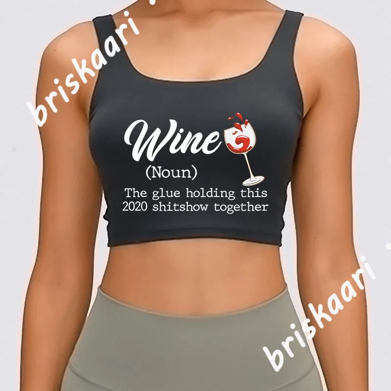 

Wine The Glue Holding This 2020 Tank Top Summer Style Standard Designing Round Collar Comical Anti-Wrinkle Normal Tops Tee Vest