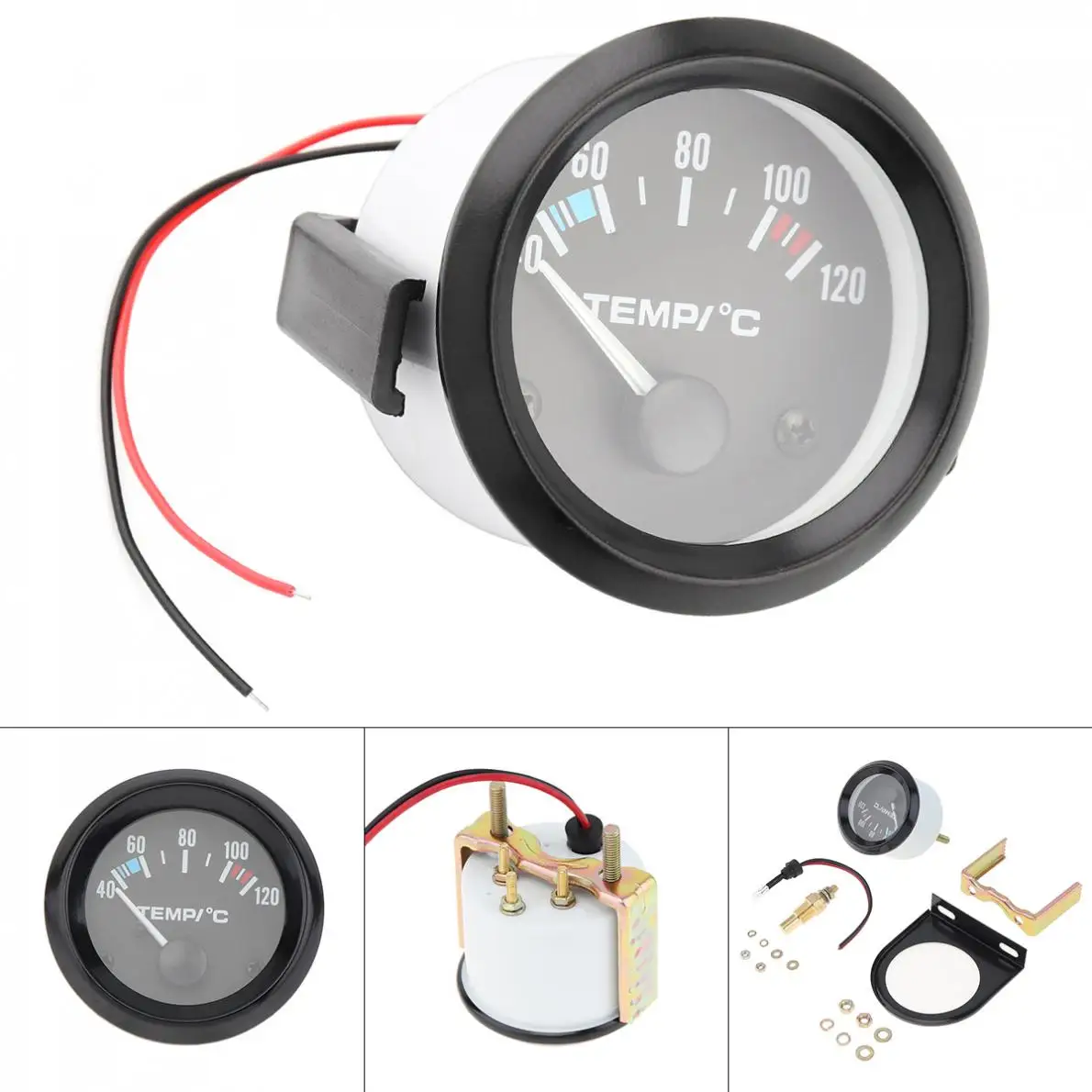 Горячая новинка 2 дюйма 12 В Универсальный Автомобильный указатель температуры