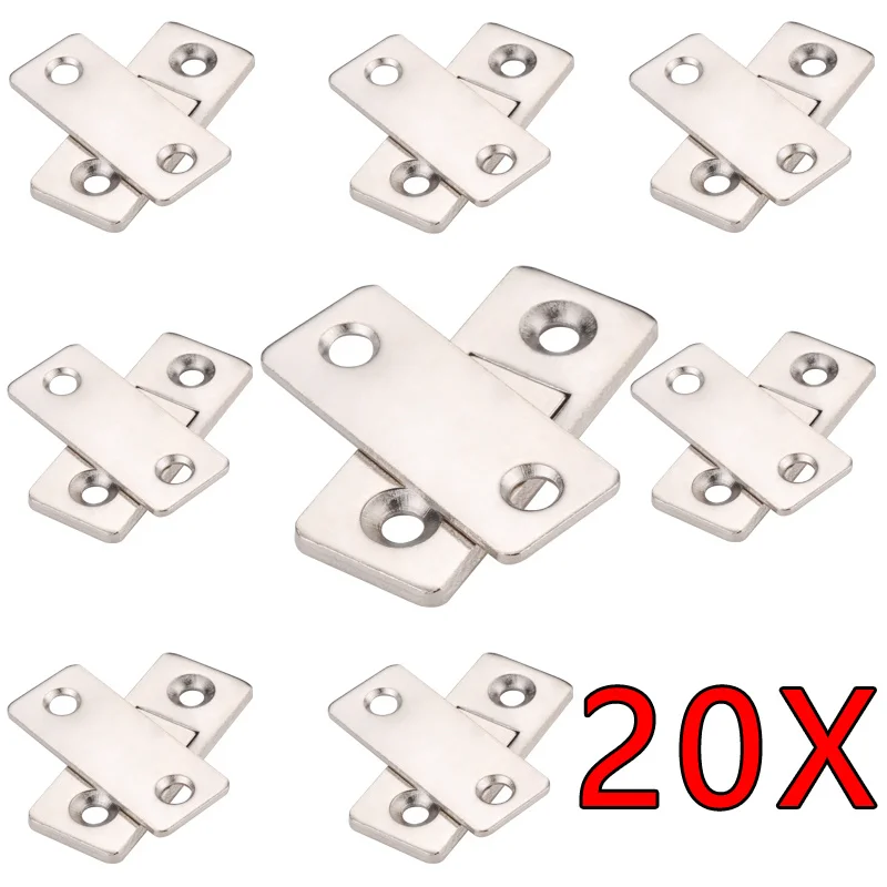 

Myhomera 20 / 8 Sets Strong Magnetic Closer Cabinet Door Catches Furniture Doors Magnet Stop Cupboard Ultra Thin