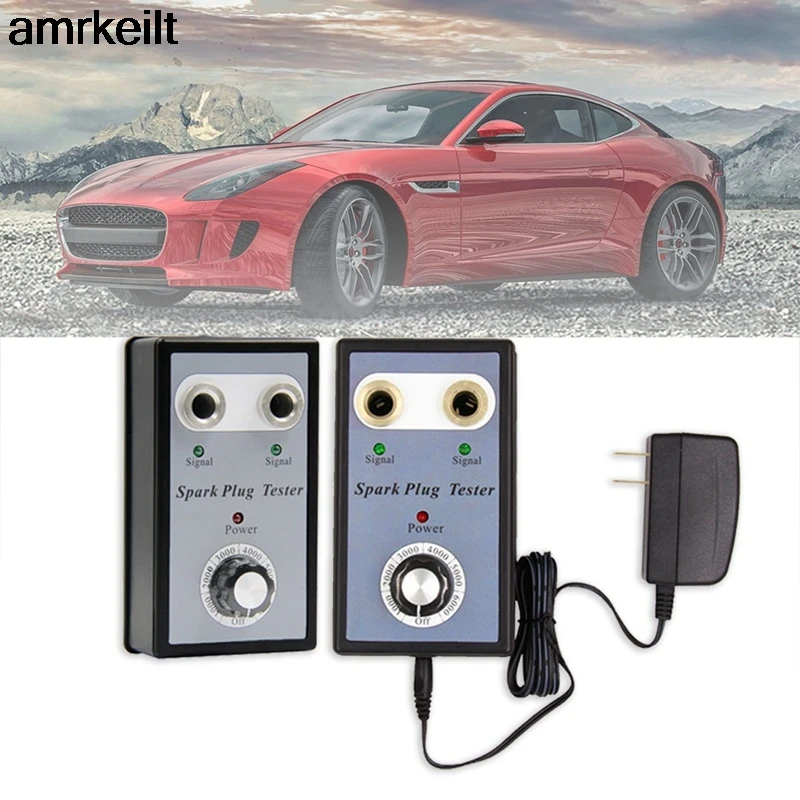 

2021 Hot Sale12V Car Two Channel Spark Plug Tester Plug Analyze Adjustable Dual Hole Ignition Testers Automotive Diagnostic Tool