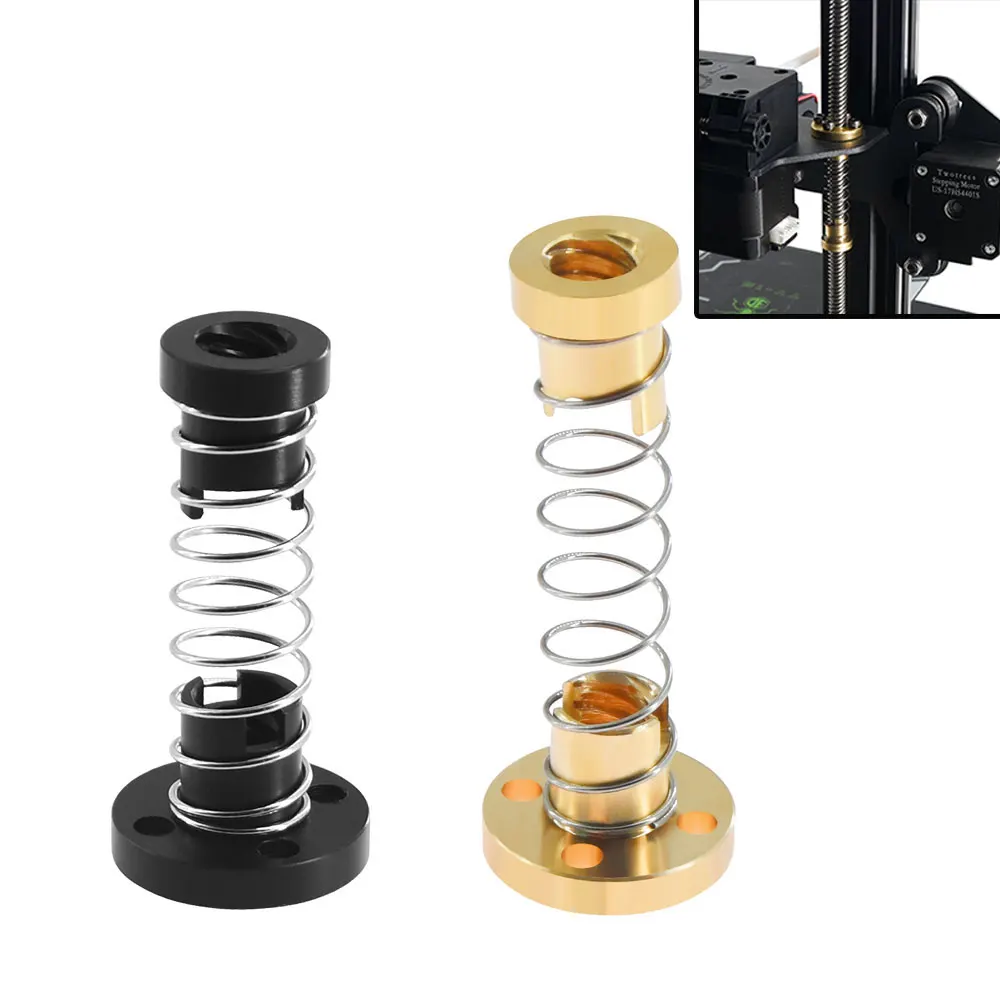 Ходовой винт T8 латунный/гайка из пом используемая для обновления 3D-принтера Ender 3