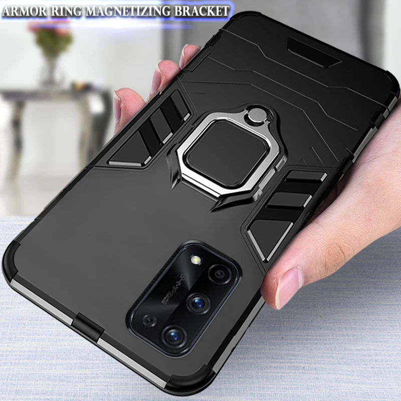 armor case for realme 5 6 7 8 pro x7 x50 c3 c11 c12 c15 c17 c20 x3 superzoom 5i 6i 6s 7i gt neo phone cover for oppo a53 a9 2020 free global shipping
