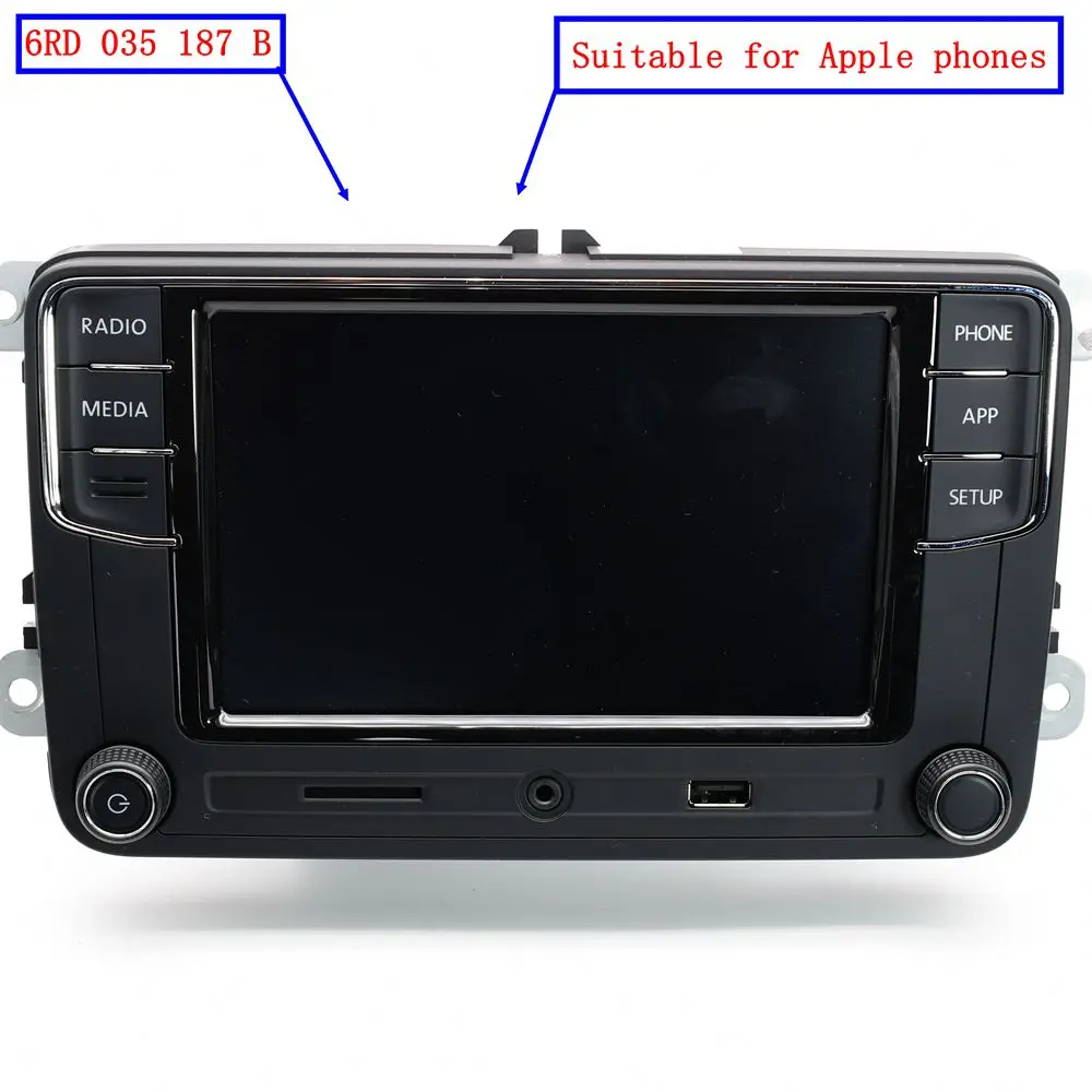 RCD330 Plus RCD330G MIB радиоприемник для Golf 5 6 MK5 MK6 CC Tiguan Passat B6 B7 Polo Touran 6RD035187B 6RD 035 187 B Mirrorlink 1