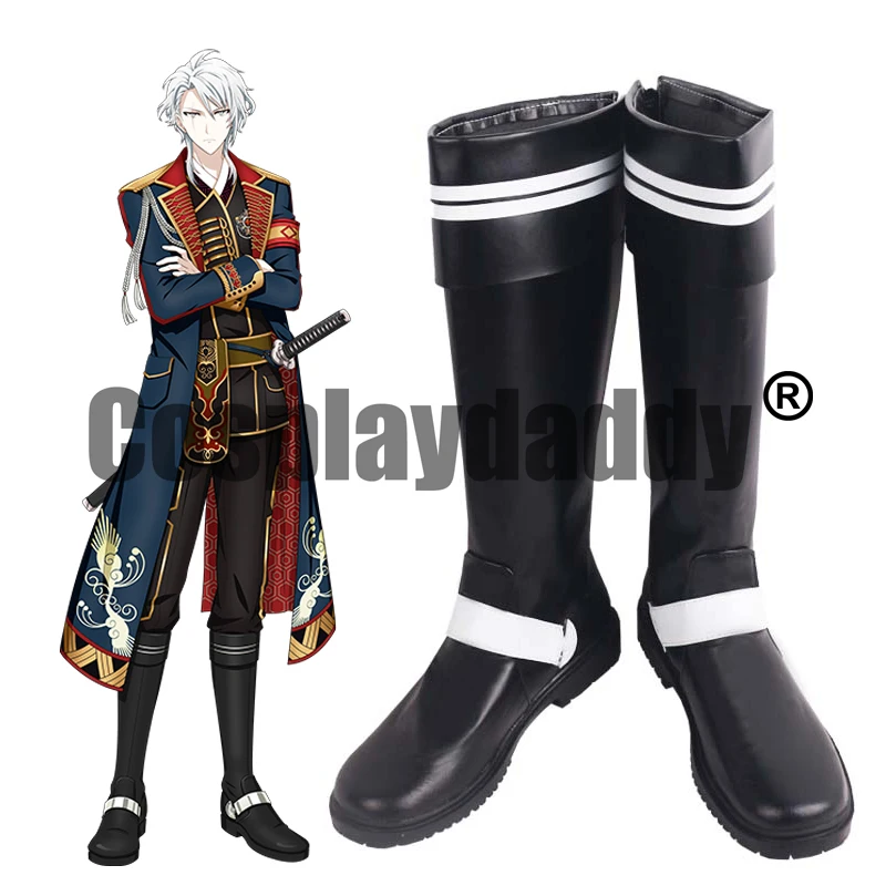 

IDOLiSH7 триггер Yaotome Gaku гексаси, погружной каратогаокури Katanashu Hanabusa Ver. Обувь для косплея сапоги до колена S008