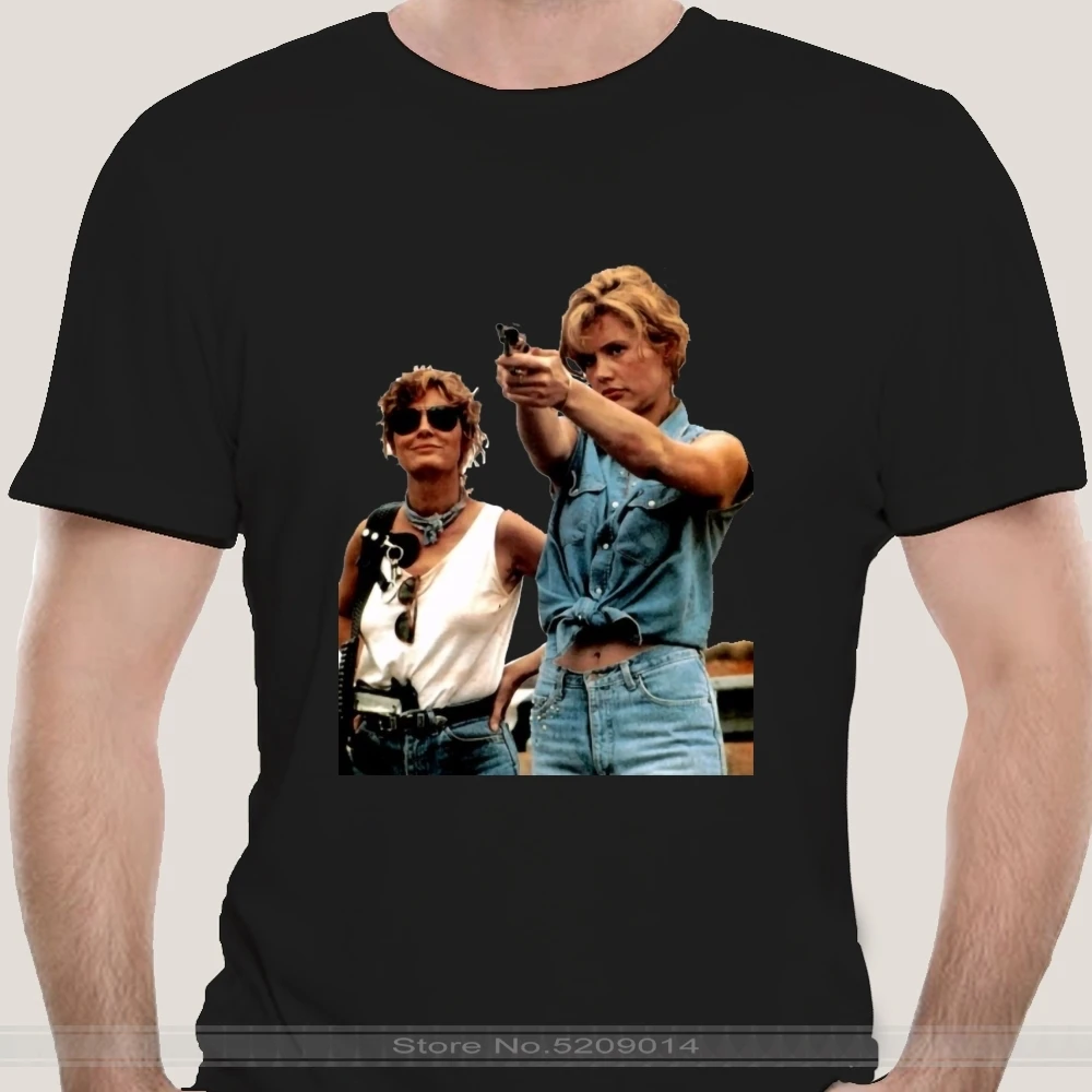 Мужская брендовая футболка мужская летняя хлопковая Футболка Thelma And Louise белая