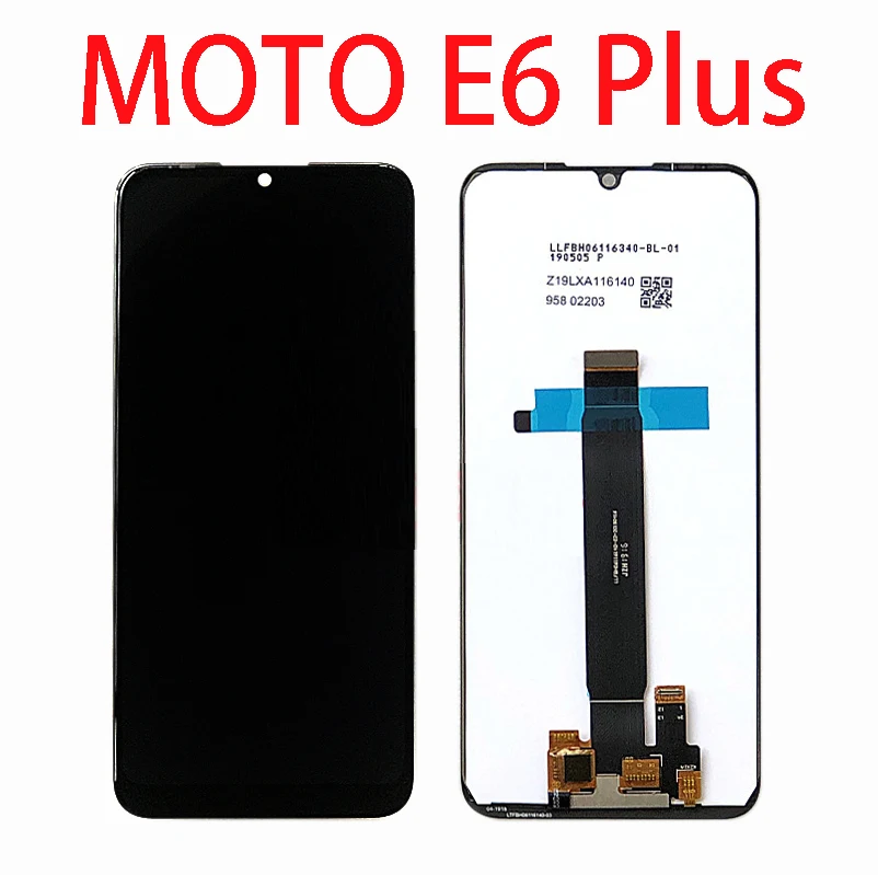 

Инструменты для ремонта + для Motorola MOTO E6 Plus 6,1 дюймовый ЖК-дисплей в сборе с цифровым преобразователем сенсорного экрана для MOTO E 6 Plus, ремонтная панель, стекло