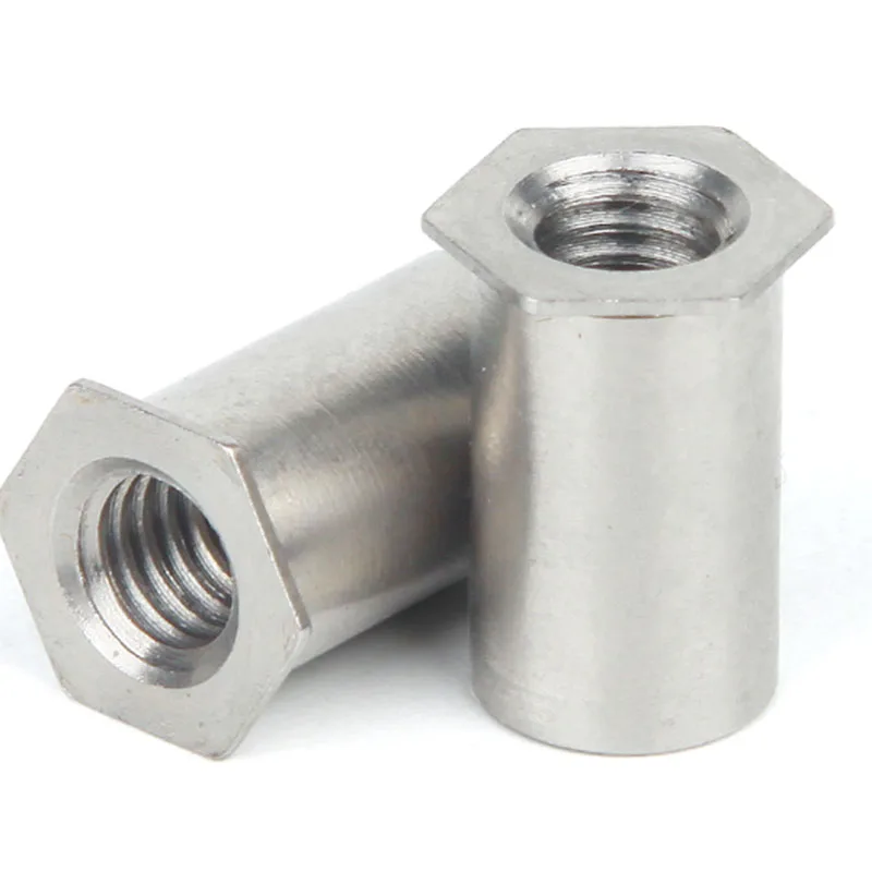 stainelss steel 304 30 шт./лот, M3* L, нержавеющая сталь, 304, сквозное отверстие, заклёпка, заклёпка, гайка, колонна, диаметр отверстия 4,2/5,4 мм, 937 - Цвет: stainelss steel 304