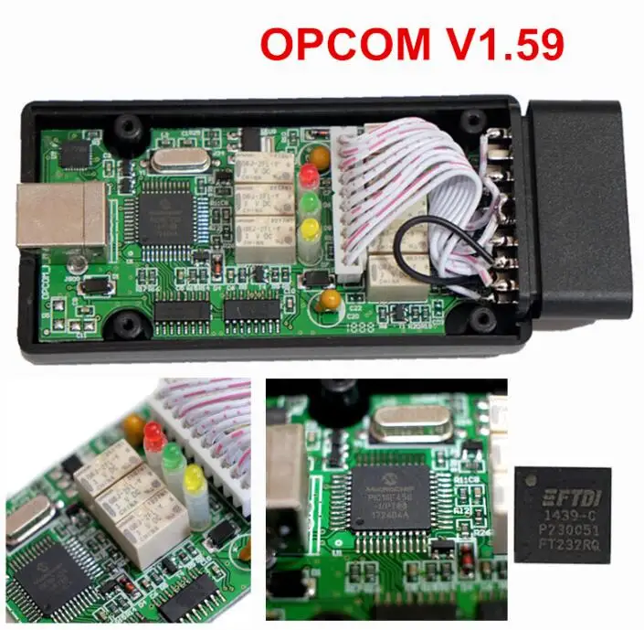 Newt прошивка OPCOM 1,70 1,59 OBD2 CAN-BUS считыватель кодов V1.99 V1.95 для O-p-e-l OP COM OP-COM диагностический PIC18F458 чип ftdi - Цвет: OPCOM V1.59