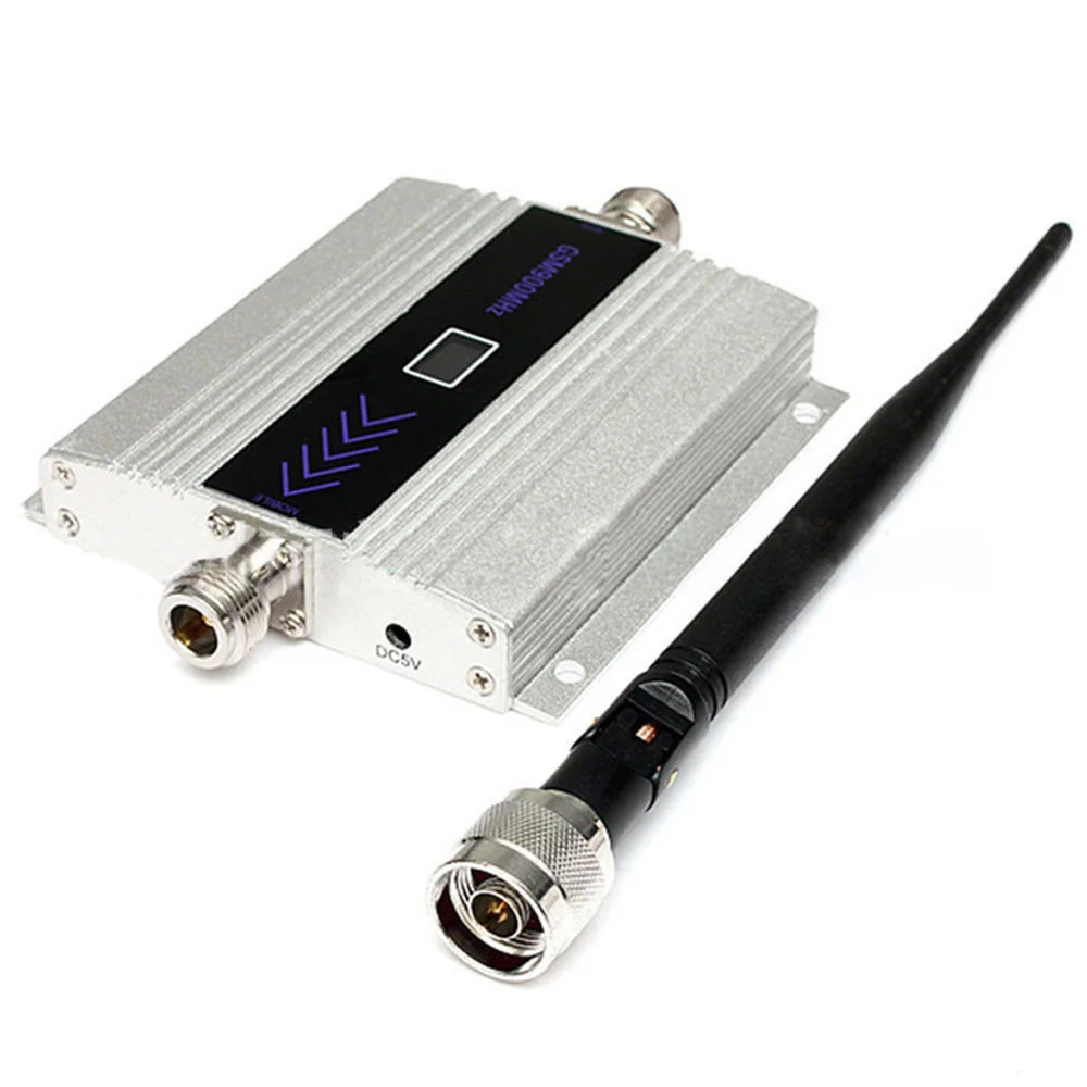 

GSM 900MHz Cell Phone Signal Repeater Booster Amplifier Antenna Kit for Mobile Signal Amplification (Plug)