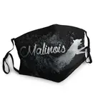 Маска для лица Бельгийская овчарка, моющаяся, пылезащитная