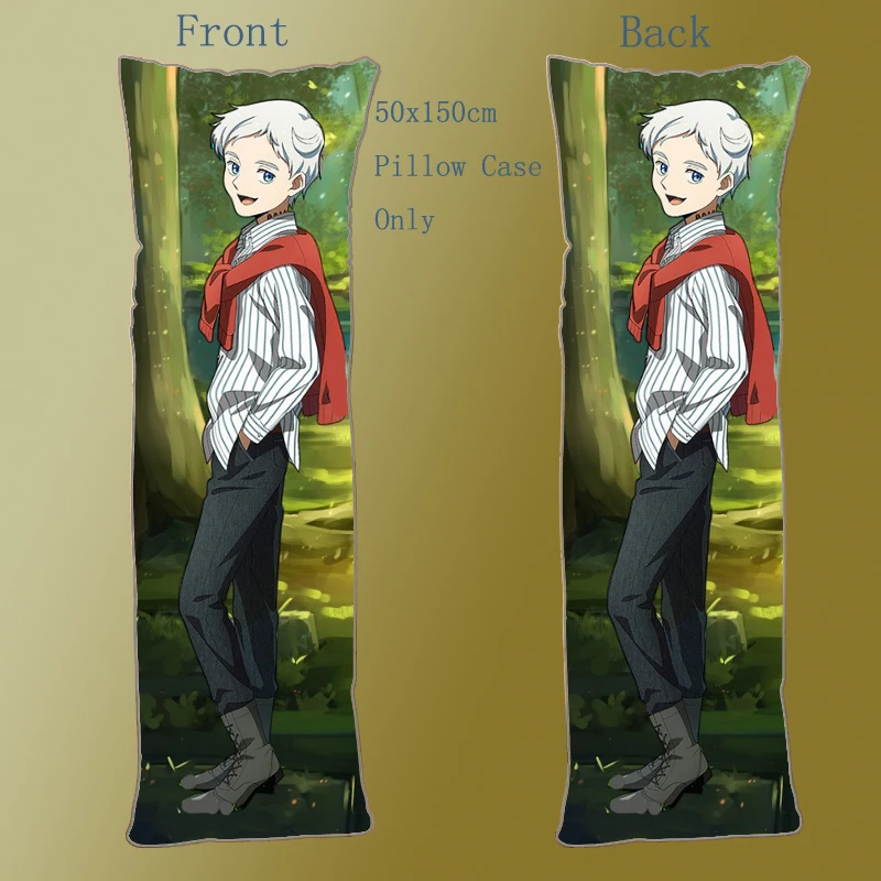 

Anime Dakimakura Body Pillow Case Yakusoku No The Promised Neverland Norman cover decorative pillowcases home decoration