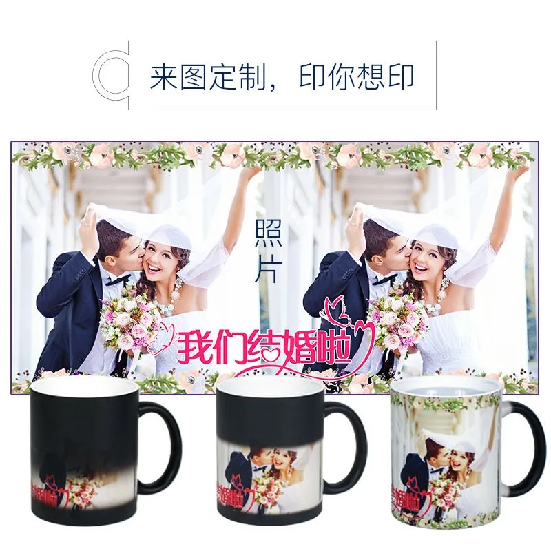 Кружка сделай сам меняющая цвет кружка для воды керамическая с подогревом