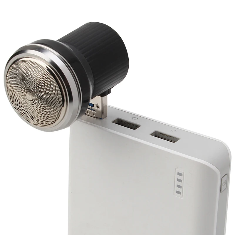 

Creative Electric Shaver Mini Portable USB Power Plug Travel Beard Trimmer Razor