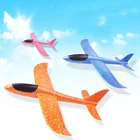 Радиоуправляемый планер с ручным запуском, модель самолета, обучающая игрушка сделай сам для детей, 38 см