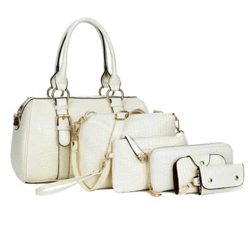 Женская композитная сумка 6 шт./компл. через плечо для карт кошелек сумки на