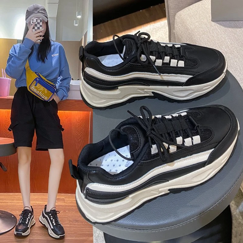 

Spring New Women Flat shoes Casual Fashion Girls Non-slip Sports shoes Zapatos De Mujer Tenis Zapatillas