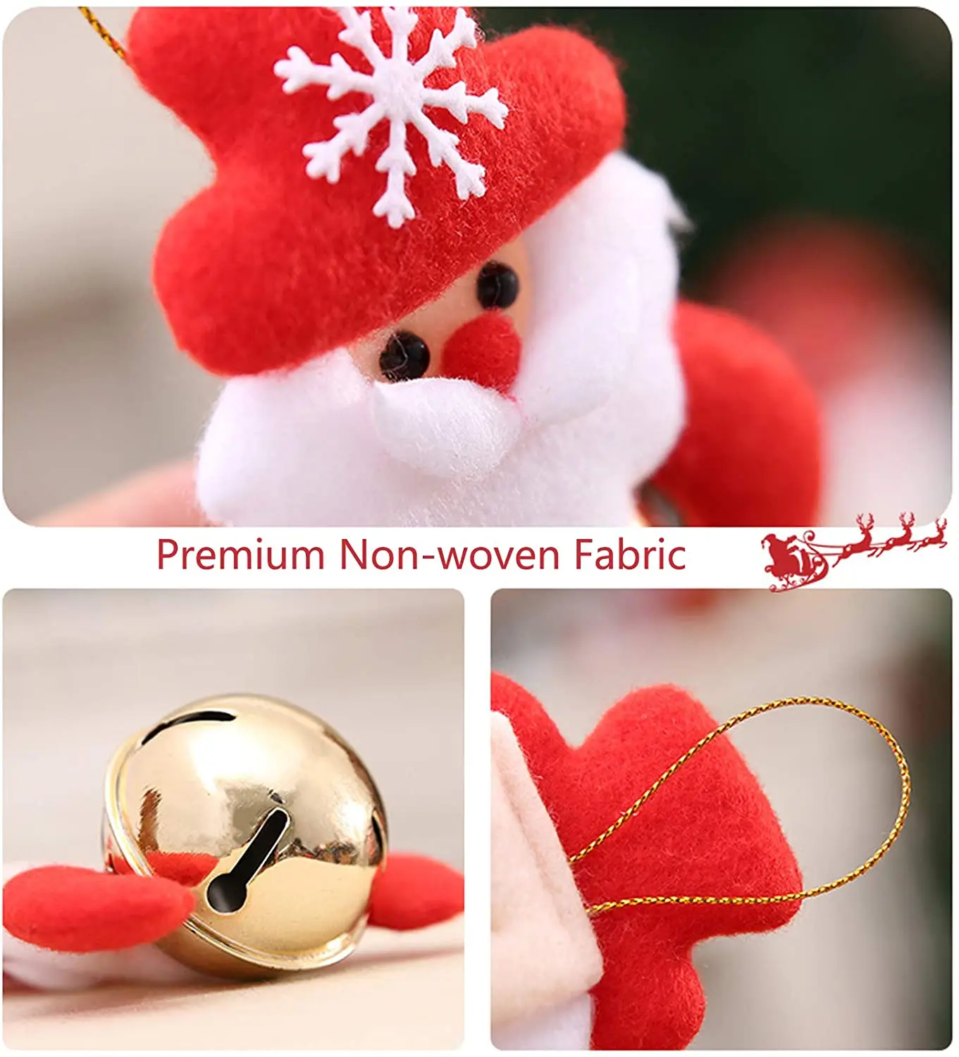 8 шт. декоративные фигурки для новогодней ёлки | Дом и сад