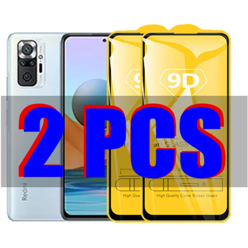 

2 шт. 9D стекло для Xiaomi Redmi Note 10 pro max 10s Защитное стекло для Xiaomi Redmi Note10 10pro Защитная пленка для экрана