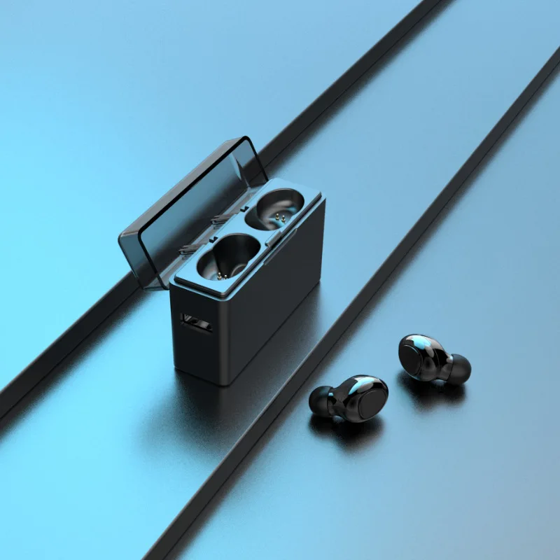 TWSBluetooth5.0WirelessEarbudsBinauralCallEarphoneIPX5WaterproofSportsHeadsetwith2300mAhChargingCase | Электроника