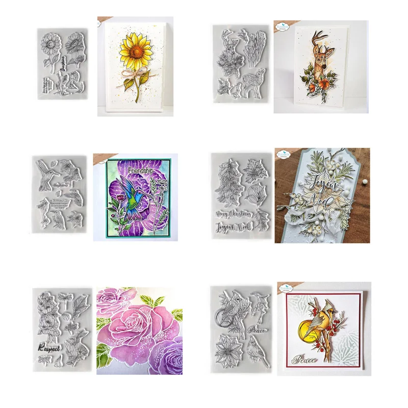 

2021 new craft making word greeting card scrapbook photo album stamp set