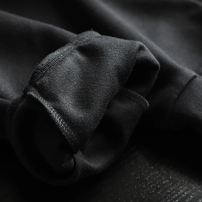 

SOUL OF TIGER New Designer Korean Fashion Streetwear Mens Casual Fur Warm Pantalons Male Vintage Black Punk Trousers Plus Size