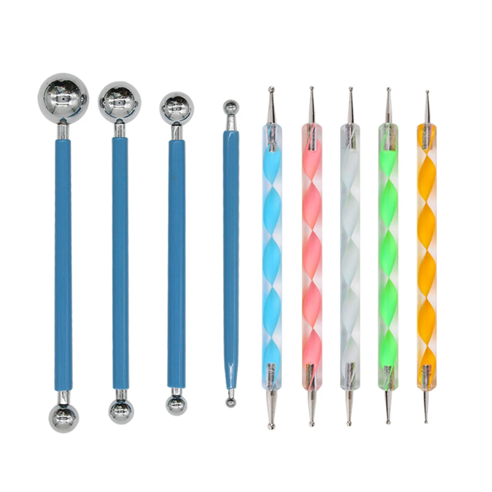 Новые 19 шт. инструменты для нанесения краски мандалы с Dotting Rods шариковый Стилус