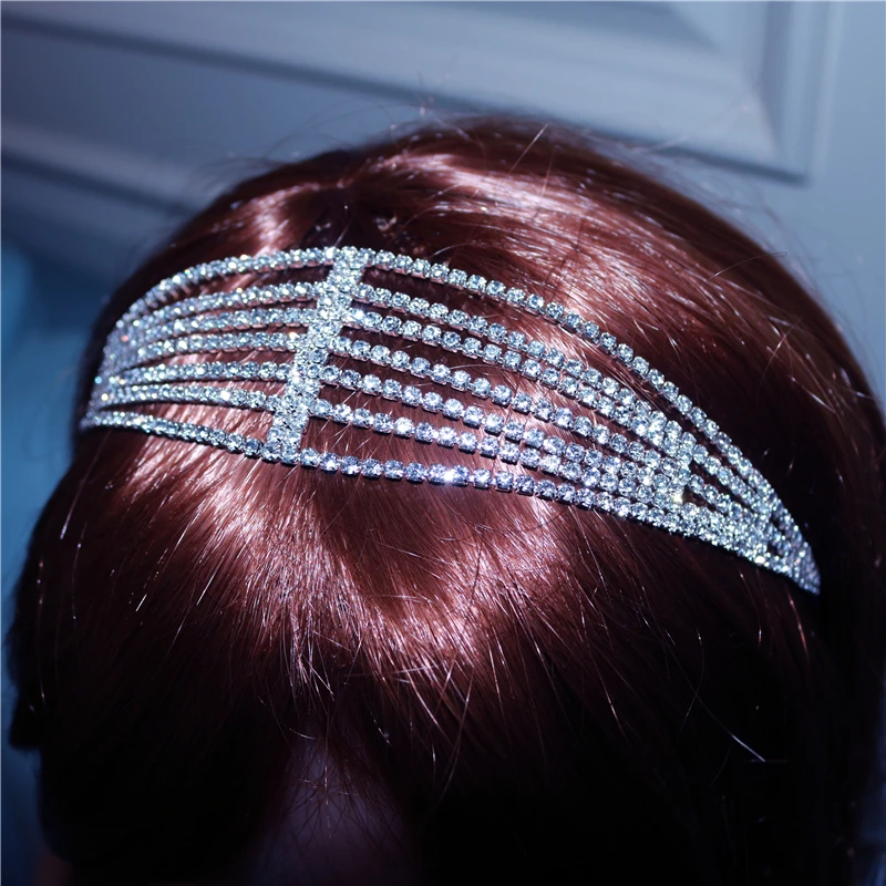 Новый модный красивый со стразами цепочка Ювелирные изделия для свадебных