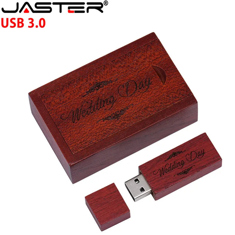 Usb флеш-накопитель JASTER usb 3 0 8/16/32 ГБ деревянный корпус с логотипом на заказ