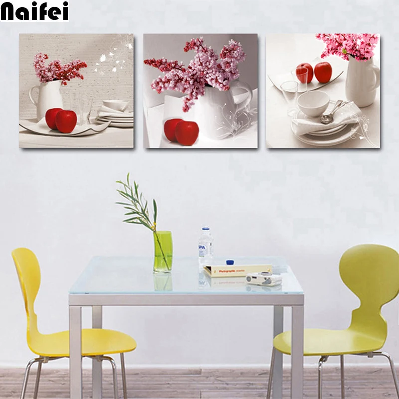 3 шт. алмазная вышивка цветок ваза 5D полноформатная живопись крестиком 3D Алмазная