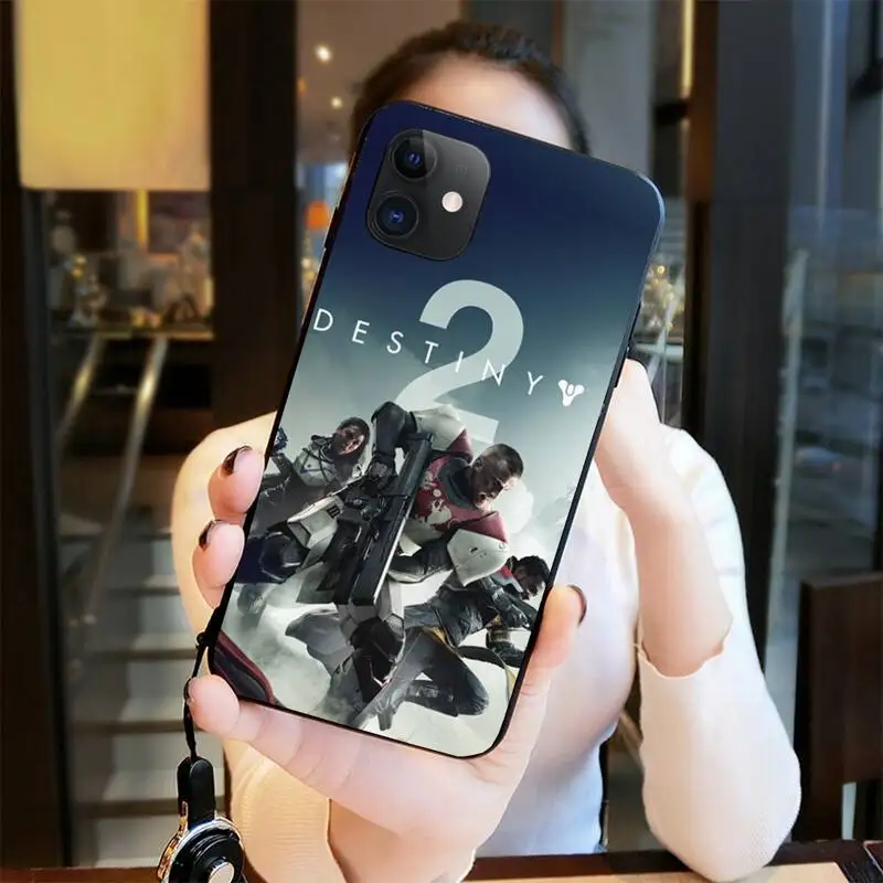 Чехол для телефона CUTEWANAN Shooting game Destiny 2 из мягкого силикона и ТПУ iPhone 11 pro XS MAX 8 7 6 6S