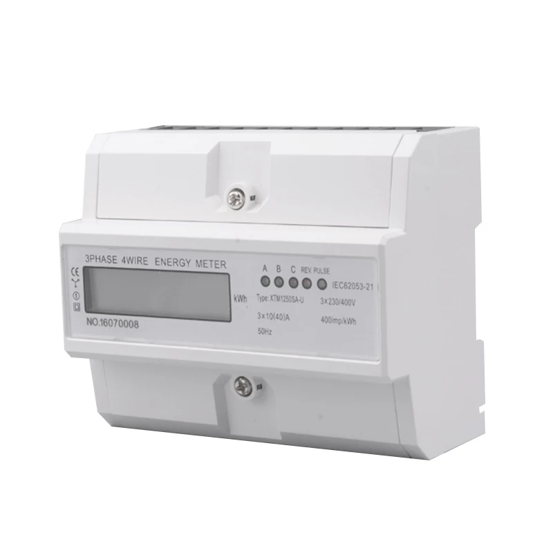 Трехфазный 4 проводной Электрический цифровой фотоэлектрический ЖК дисплей 3x20