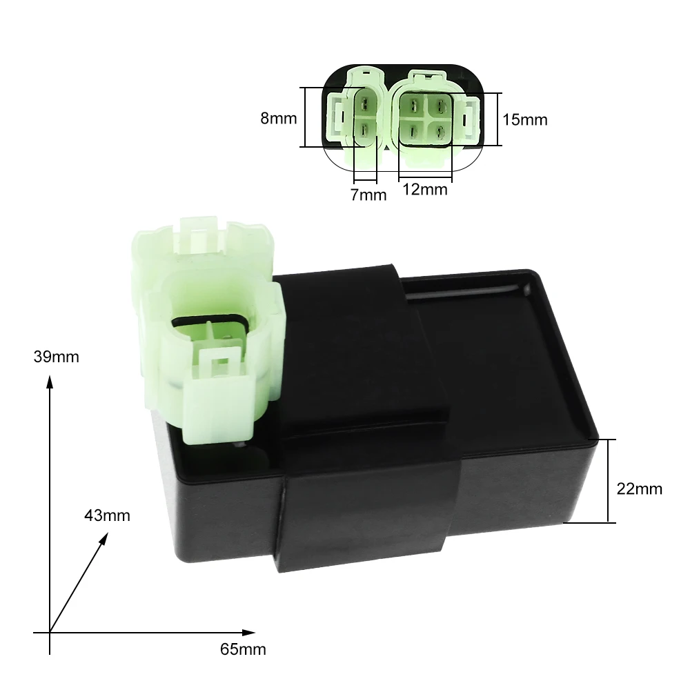 FLYPIG AC Зажигание CDI Box 50cc 125cc 150cc 250cc ATV Bike для карт Sunl Taotao 6P Pin Go Kart Мотоцикл мопед