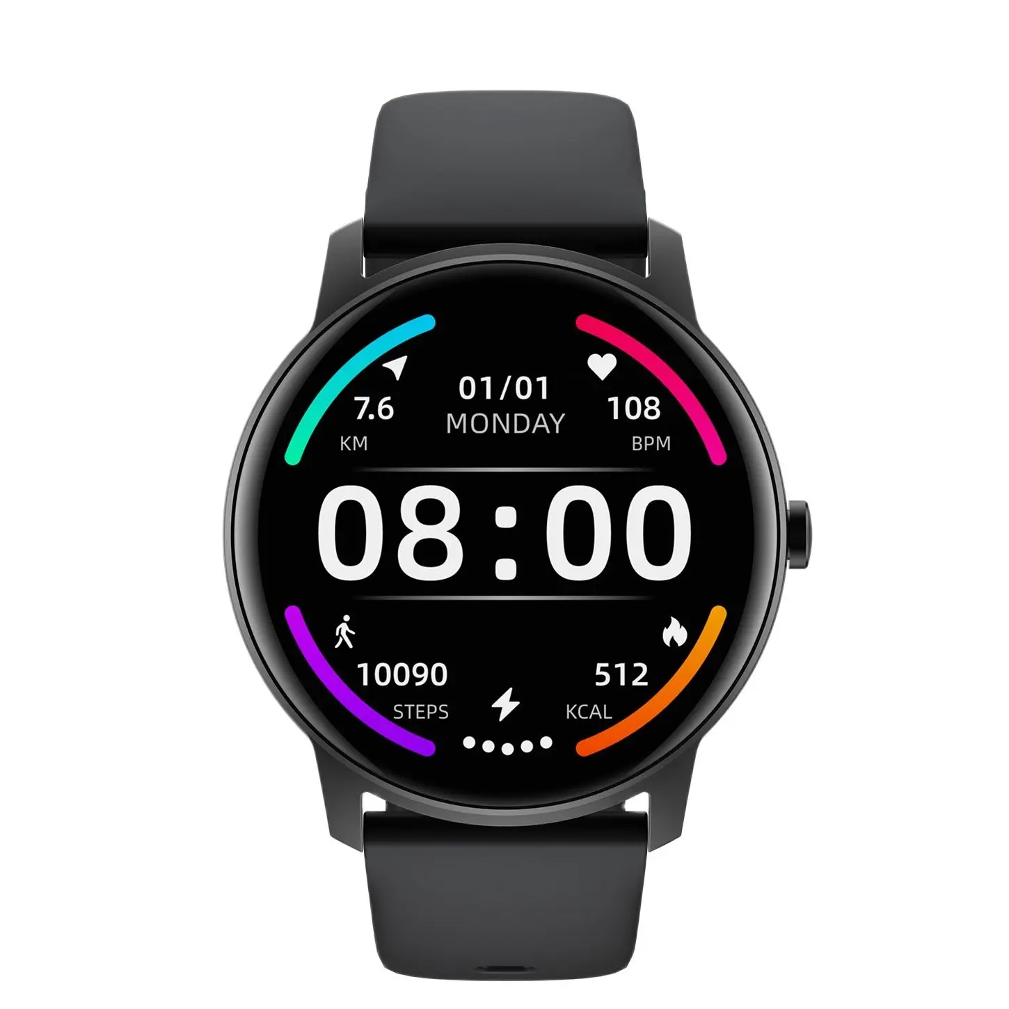 

New Long Standby Smartwatch KW77 1.28 inch Round Screen Smart Watches IP68 Waterproof Men Women Heart Rate Monitor For Xiaomi