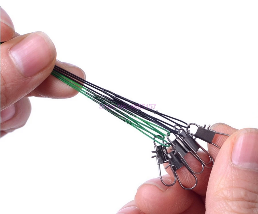 Dhl или fedex 5000 шт. новинка стальная рыболовная веревка леска для поводка с